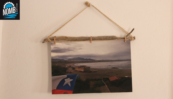 Photo hanger driftwood