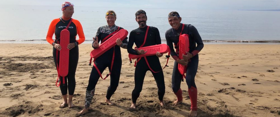 Lifeguard training on Lanzarote
