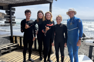 Our surfteam on our surftrip to Chile