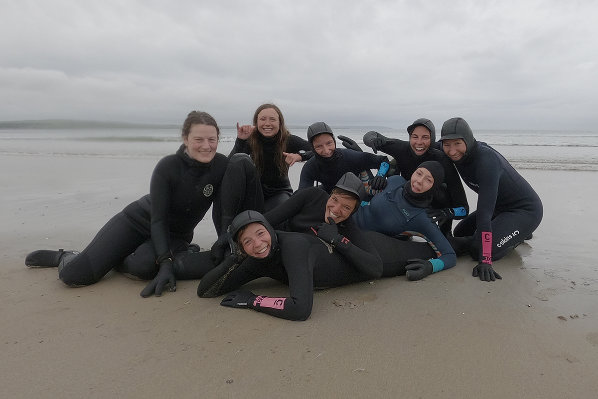 Our coldwater surfteam on our surftrip Scotland 2025